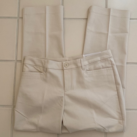 Christopher & Banks 6P cream perfect pants - Picture 1 of 6